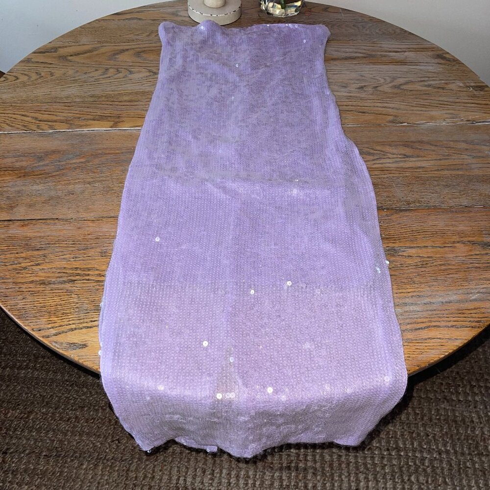 GINATRICOT sequin midi tube dress/lavender/L